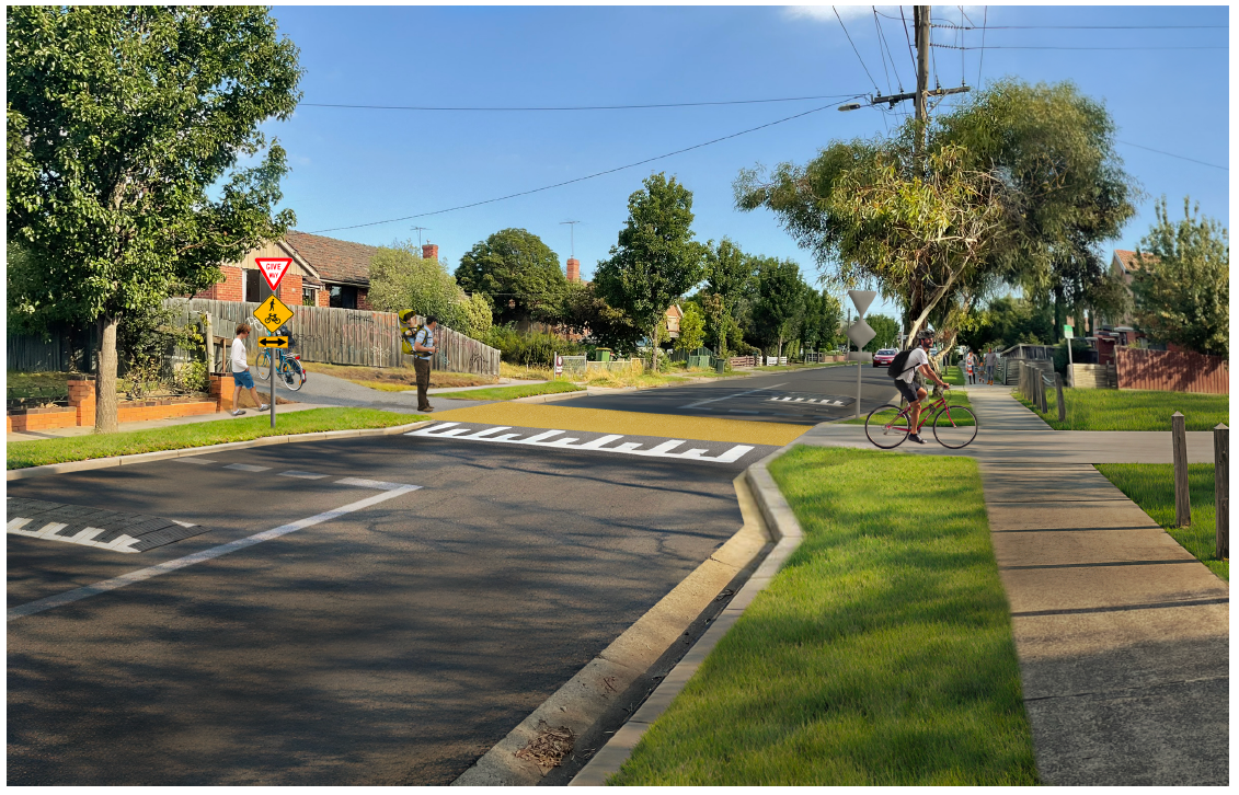 Image of Elizabeth Street crossing